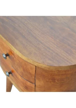 Artisan Furniture Chestnut Rounded Nightstand -Outlet Artisan Furniture Store Belk 534