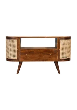 Artisan Furniture Chestnut Woven Media Unit -Outlet Artisan Furniture Store Belk 541