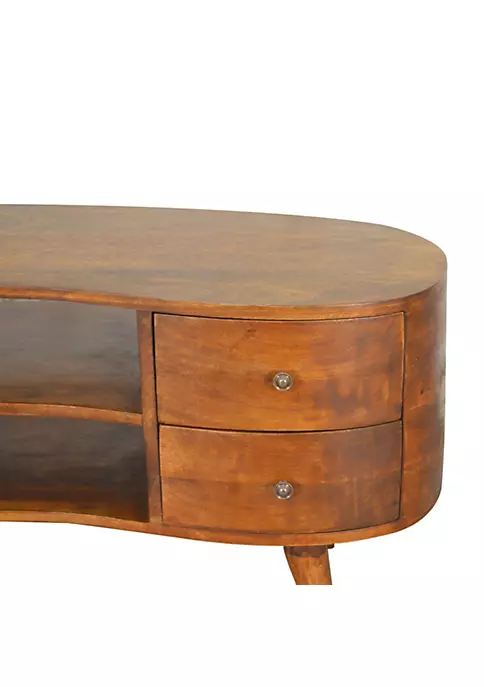 Artisan Furniture Chestnut Wave Entertainment Unit 4 Artisan Furniture Chestnut Wave Entertainment Unit - Image 4