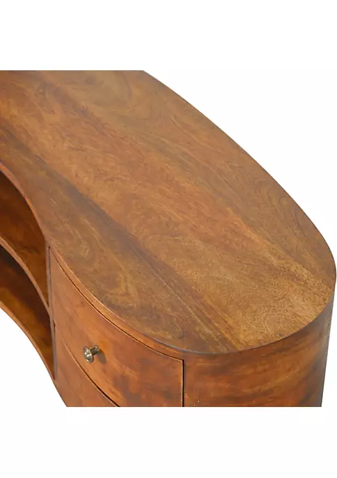 Artisan Furniture Chestnut Wave Entertainment Unit 5 Artisan Furniture Chestnut Wave Entertainment Unit - Image 5