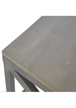 Artisan Furniture Industrial Coffee Table with Criss Cross Metal Design -Outlet Artisan Furniture Store Belk 552