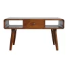 Artisan Furniture Curved Chestnut Coffee Table
