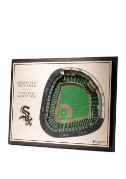 StadiumViews MLB Chicago White Sox 5 Layer 3D Wall Art, Guaranteed Rate Field