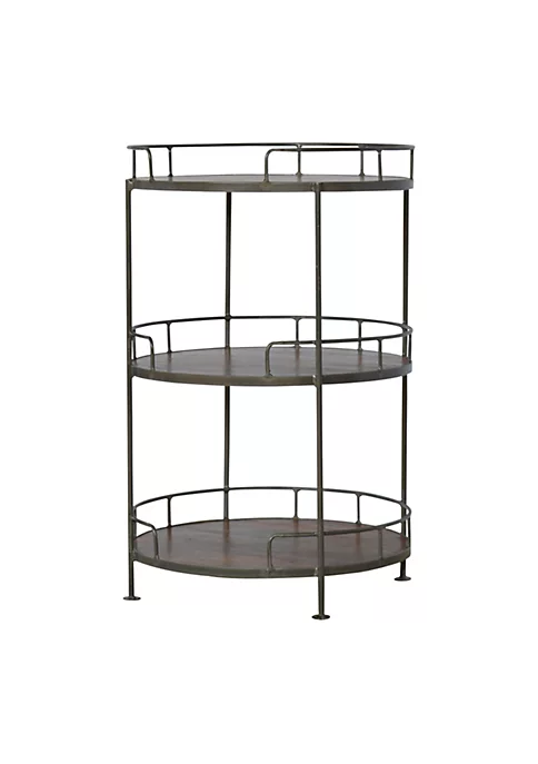 Artisan Furniture Industrial Round Butler Tray Table 2 Artisan Furniture Industrial Round Butler Tray Table - Image 2