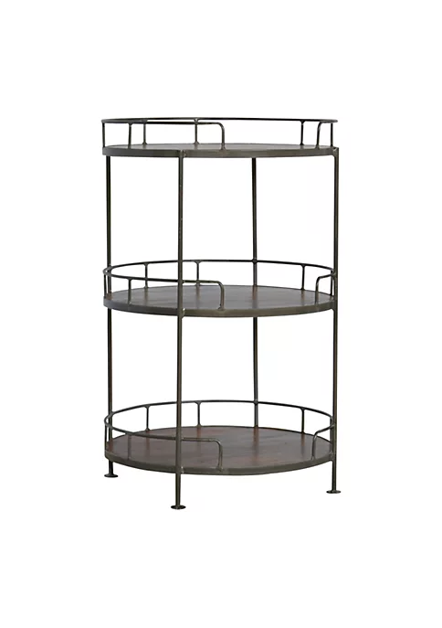 Artisan Furniture Industrial Round Butler Tray Table 3 Artisan Furniture Industrial Round Butler Tray Table - Image 3