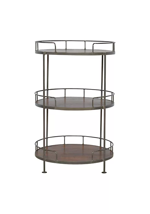 Artisan Furniture Industrial Round Butler Tray Table 6 Artisan Furniture Industrial Round Butler Tray Table - Image 6