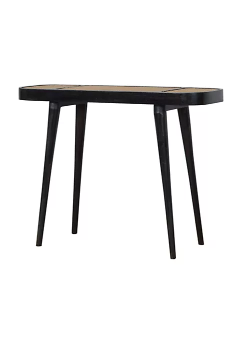 Artisan Furniture Ash Black Rattan Console Table 2 Artisan Furniture Ash Black Rattan Console Table - Image 2