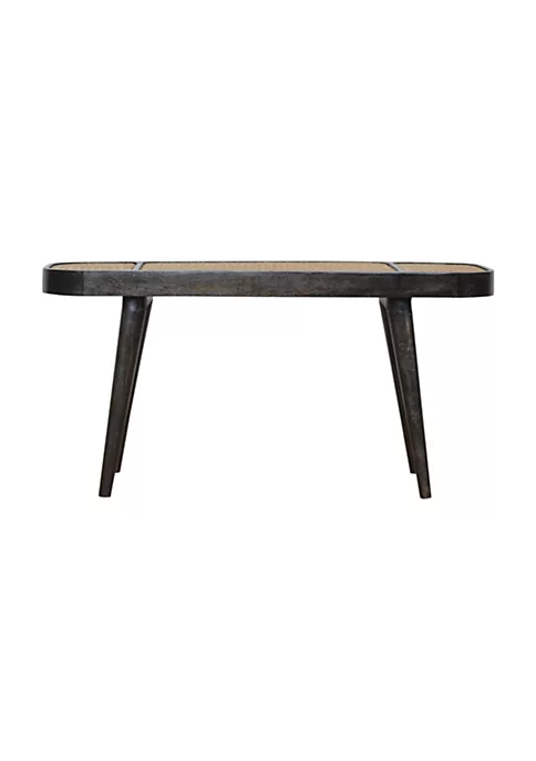 Artisan Furniture Ash Black Rattan Bench 6 Artisan Furniture Ash Black Rattan Bench - Image 6