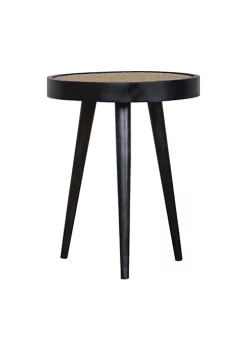 Artisan Furniture Ash Black Rattan End Table