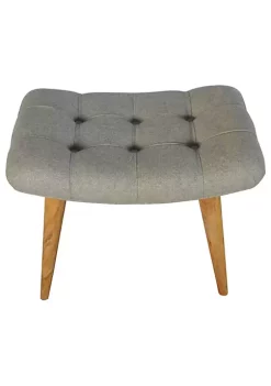 Artisan Furniture Curved Grey Tweed Bench -Outlet Artisan Furniture Store Belk 641