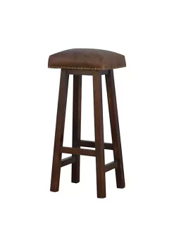 Artisan Furniture Buffalo Leather Bar Stool with Brass Studs 8 Artisan Furniture Buffalo Leather Bar Stool with Brass Studs -Outlet Artisan Furniture Store Belk 651