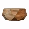 Artisan Furniture Geometric Solid Wood Coffee Table