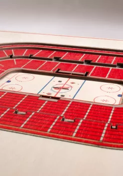 NHL Detroit Red Wings 5 Layer StadiumViews 3D Wall Art - Joe Louis Arena -Outlet Artisan Furniture Store Belk 68