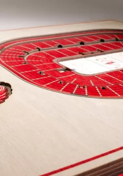 NHL Detroit Red Wings 5 Layer StadiumViews 3D Wall Art - Joe Louis Arena -Outlet Artisan Furniture Store Belk 69