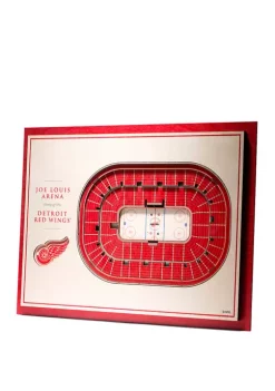 NHL Detroit Red Wings 5 Layer StadiumViews 3D Wall Art - Joe Louis Arena -Outlet Artisan Furniture Store Belk 70