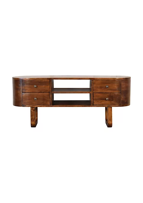 Artisan Furniture U-Rounded Media Unit Entertainment Unit 1 Artisan Furniture U-Rounded Media Unit Entertainment Unit