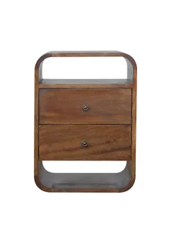 Artisan Furniture Chestnut Curved Edge with 2 Drawers