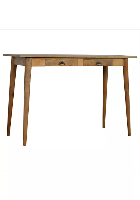 Artisan Furniture Nordic Style Writing Desk with 2 Drawers 2 Artisan Furniture Nordic Style Writing Desk with 2 Drawers - Image 2