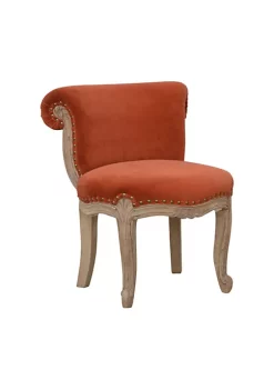 Artisan Furniture Brick Red Velvet Studded Chair -Outlet Artisan Furniture Store Belk 785