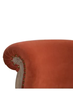 Artisan Furniture Brick Red Velvet Studded Chair -Outlet Artisan Furniture Store Belk 786