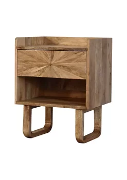 Artisan Furniture U-Shape Sunrise Bedside with Open Slot -Outlet Artisan Furniture Store Belk 809