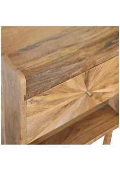 Artisan Furniture U-Shape Sunrise Bedside with Open Slot -Outlet Artisan Furniture Store Belk 811