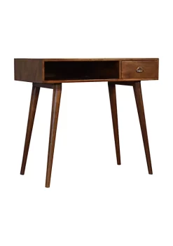 Artisan Furniture Solid Wood Chestnut Writing Desk with Open Slot 8 Artisan Furniture Solid Wood Chestnut Writing Desk with Open Slot -Outlet Artisan Furniture Store Belk 827