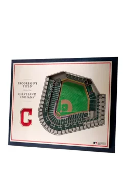 MLB Cleveland Guardians 5-Layer StadiumViews 3D Wall Art - Progressive Field