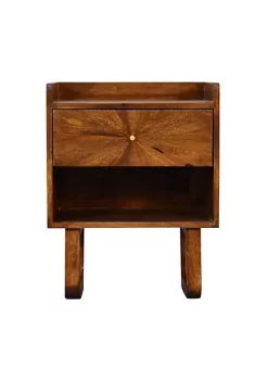 Artisan Furniture U-Chestnut Sunrise Bedside with Open Slot 11 Artisan Furniture U-Chestnut Sunrise Bedside with Open Slot -Outlet Artisan Furniture Store Belk 870