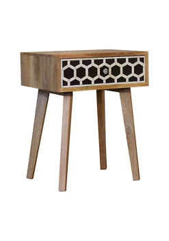 Artisan Furniture Bone Inlay Bedside with Tapered Legs 8 Artisan Furniture Bone Inlay Bedside with Tapered Legs -Outlet Artisan Furniture Store Belk 884