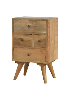 Artisan Furniture Nordic Style 4 Drawer Multi Nightstand -Outlet Artisan Furniture Store Belk 896