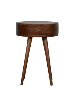 Artisan Furniture Nordic Chestnut Circular Shaped Nightstand -Outlet Artisan Furniture Store Belk 905