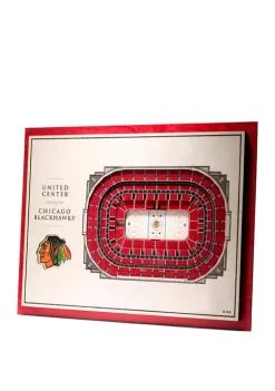 NHL Chicago Blackhawks 5 Layer StadiumViews 3D Wall Art - United Center